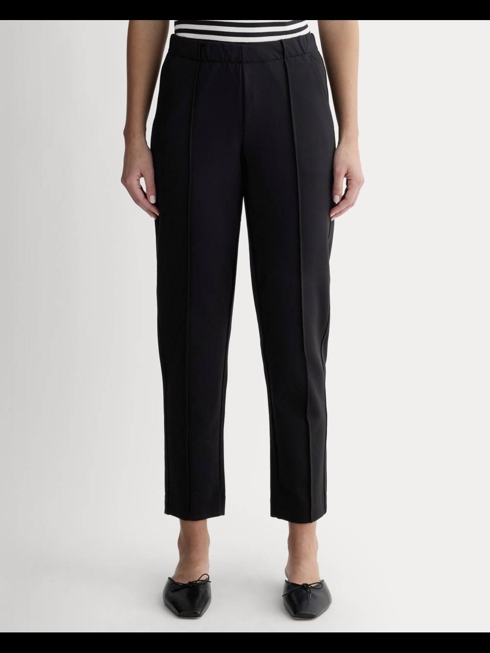 Everlane The Dream Pant Black Pull-On Tapered Dress Pants Size 3XL New
